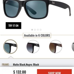 Ray-Ban Justin Classic polirized